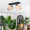 Bongal Plafonnier, Spot de plafond Noir, 2 lumières