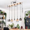 Koyoto Suspension, Boule lumineuse, Suspension Écru, Noir, 5 lumières