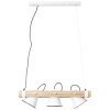 Suspension Brilliant Plow Bois foncé, Blanc, 3 lumières
