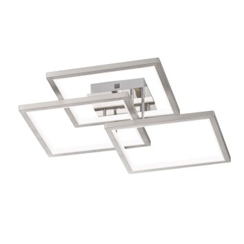 Plafonnier Wofi VISO LED Nickel mat, 1 lumière Plafonnier Wofi VISO LED Nickel mat, 1 lumière