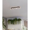 ROSLEY Plafonnier, Spot de plafond Luminaires Eglo Noir, 4 lumières