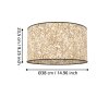 BUTTERBURN Plafonnier, Applique murale Luminaires Eglo Noir, 1 lumière