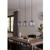 WAVERTON Suspension Luminaires Eglo Noir, 3 lumières