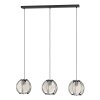 WAVERTON Suspension Luminaires Eglo Noir, 3 lumières
