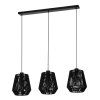 PERSLEY Suspension Luminaires Eglo Noir, 3 lumières