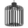 GINESTRONE-Z Suspension Luminaires Eglo LED Noir, 3 lumières, Changeur de couleurs