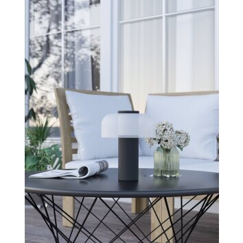 PONENTE Lampe à poser Luminaires Eglo LED Noir, 1 lumière