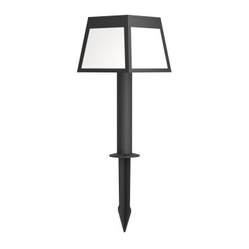 ALTILIA Lampe solaire Luminaires Eglo LED Noir, 1 lumière, Détecteur de mouvement