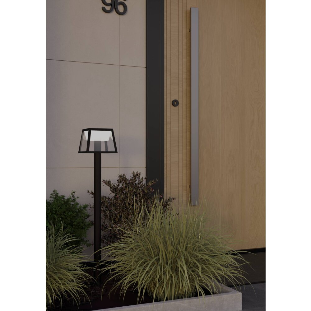 ALTILIA Lampe solaire Luminaires Eglo LED Noir, 1 lumière, Détecteur de mouvement main product photo