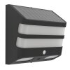 STIAPPA Lampe solaire Luminaires Eglo LED Noir, 1 lumière, Détecteur de mouvement