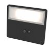 PANETTIERI Lampe solaire Luminaires Eglo LED Noir, 1 lumière, Détecteur de mouvement