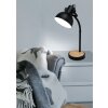 LUBENHAM Lampe à poser Luminaires Eglo Brun, Noir, 1 lumière