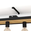 CONSETT Plafonnier Luminaires Eglo Brun, Noir, 6 lumières