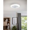 EGLO Ventilateur de plafond lumineux Luminaires Eglo LED Blanc, Télécommandes, Changeur de couleurs