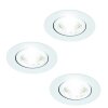 SALICETO Spot encastrable Luminaires Eglo LED Blanc