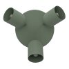 TILSTON Plafonnier, Spot de plafond Luminaires Eglo Vert, 3 lumières