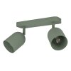 TILSTON Plafonnier, Spot de plafond Luminaires Eglo Vert, 2 lumières