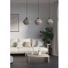 MIDSUMER Suspension Luminaires Eglo Noir, 3 lumières