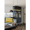 SHERBURN Suspension Luminaires Eglo Brun, Noir, 3 lumières