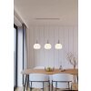 SUMMERHILL Suspension Luminaires Eglo Brun, Blanc, 3 lumières
