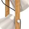 CAWTON Lampadaire Luminaires Eglo Brun, Acier brossé, 2 lumières