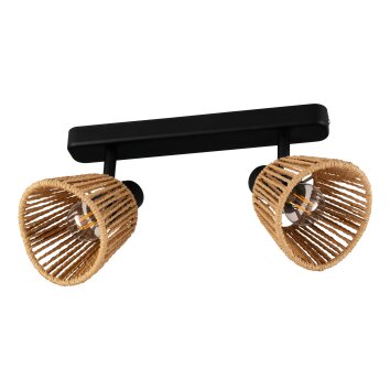 KEELBY Plafonnier, Spot de plafond Luminaires Eglo Noir, 2 lumières