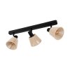 SEAGARD Plafonnier, Spot de plafond Luminaires Eglo Noir, 3 lumières