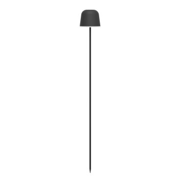 MANNERA-S Lampe à poser Luminaires Eglo LED Noir, 1 lumière, Télécommandes, Changeur de couleurs