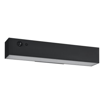 VOSCARI Lampe solaire Luminaires Eglo LED Noir, Détecteur de mouvement VOSCARI Lampe solaire Luminaires Eglo LED Noir, Détecteur de mouvement
