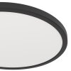 ROVITO Plafonnier Luminaires Eglo LED Noir, Changeur de couleurs