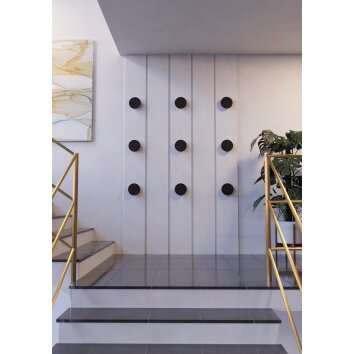 TALAMELLO Applique murale Luminaires Eglo LED Noir