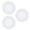 EGLO Spot encastrable Luminaires Eglo LED Blanc, Changeur de couleurs