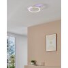 AMANDOLO Plafonnier Luminaires Eglo LED Blanc, Télécommandes, Changeur de couleurs