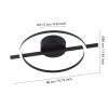AMANDOLO Plafonnier Luminaires Eglo LED Noir, Télécommandes, Changeur de couleurs