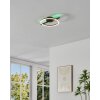 AMANDOLO Plafonnier Luminaires Eglo LED Noir, Télécommandes, Changeur de couleurs