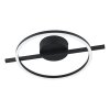 AMANDOLO Plafonnier Luminaires Eglo LED Noir, Télécommandes, Changeur de couleurs