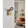 RIELVES Spot de plafond, Applique murale Luminaires Eglo LED Brun, Noir