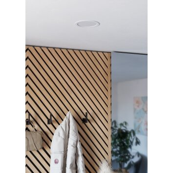 EGLO Spot encastrable Luminaires Eglo LED Blanc, Changeur de couleurs