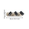 RIMBOCCHI Plafonnier, Spot de plafond Luminaires Eglo LED Brun, Noir