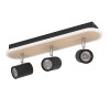 RIMBOCCHI Plafonnier, Spot de plafond Luminaires Eglo LED Brun, Noir