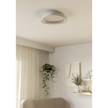 LORETELLO Plafonnier, Applique murale / Plafonnier Luminaires Eglo LED Blanc, Télécommandes