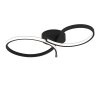 SERPINS Plafonnier Luminaires Eglo LED Noir