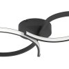 SERPINS Plafonnier Luminaires Eglo LED Noir