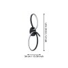 SERPINS Plafonnier Luminaires Eglo LED Noir