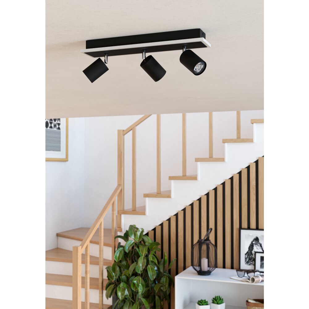 EGLO Plafonnier, Spot de plafond Luminaires Eglo LED Noir main product photo
