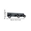 EGLO Plafonnier, Spot de plafond Luminaires Eglo LED Noir