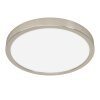 EGLO Plafonnier Luminaires Eglo LED Nickel mat, Changeur de couleurs