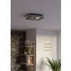 MACCHIONI Plafonnier Luminaires Eglo LED Noir, Blanc, Télécommandes
