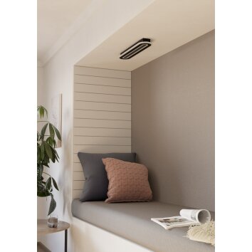 MACCHIONI Plafonnier Luminaires Eglo LED Noir, Blanc, Télécommandes