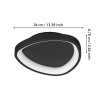 LORETELLO Plafonnier, Applique murale / Plafonnier Luminaires Eglo LED Noir, Télécommandes